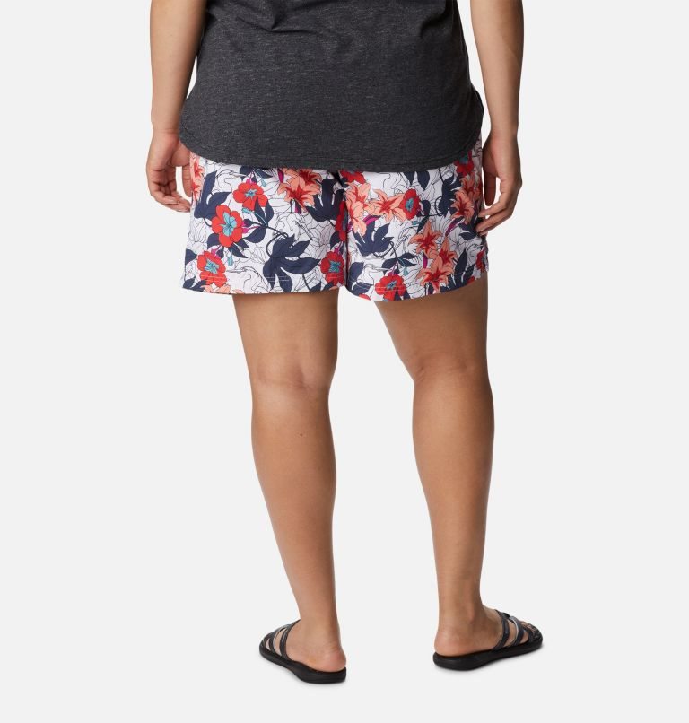 Women's Columbia Sandy River II Printed Shorts Flower | Plus Size CA-CL04A